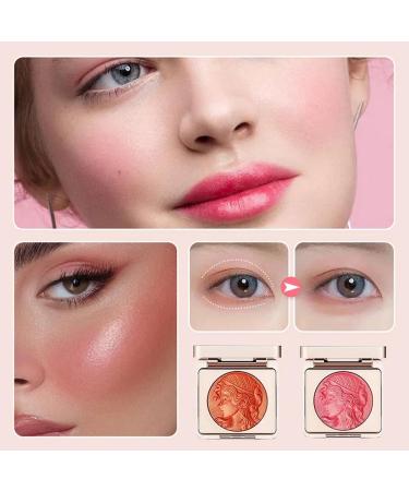 Embossed Smooth Powder Blush Palette For Cheeks Embossed Girl Blush Matte Face Powder Blush Palette For All Skin (Orange #2) Orange 28.35 g (Pack of 1) - Buy Online on GoSupps.com