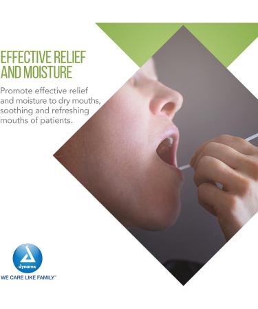 Dynarex Unflavored Oral Swabsticks - 250 Individually Wrapped Cotton Swabs for Mouth Teeth & Gums Cleaning | International Shipping Available - Buy Online on GoSupps.com