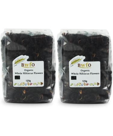 Organic Hibiscus Flowers Whole Petals 250g (BWFO) - Buy Online on GoSupps.com