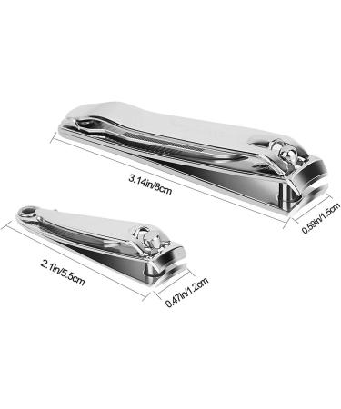 SVAASA Nail Clippers Nail Clipper Premium Stainless Steel Fingernail and Toenail Clipper Cutters Fingernail Clipper Cutters with Nail File (Size : M) - Buy Online on GoSupps.com
