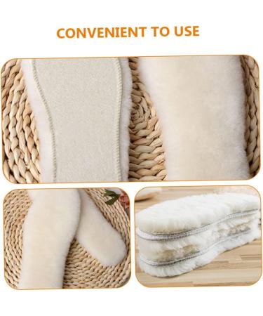 FOMIYES Wool Insoles - Warm Fleece Shoe Cushions for Women | Breathable Winter Boot Soles & Comfort Padding - Buy Online on GoSupps.com