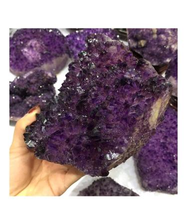 Big Size Natural Amethyst Angel Aura Quartz Crystal Cluster Crystal geode Beautiful
