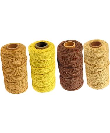 Coheali 12 Rollen Macrame Baumwollgarn | Naturk chengarn f r DIY & Backen | Hochwertige 3er Set | 10x5x5cm - Buy Online on GoSupps.com