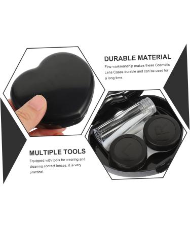 Solustrie Portable Travel Contact Lens Case - Compact Carrier Bag & Holder for Easy Lens Storage | Ideal for International Shipping - Buy Online on GoSupps.com