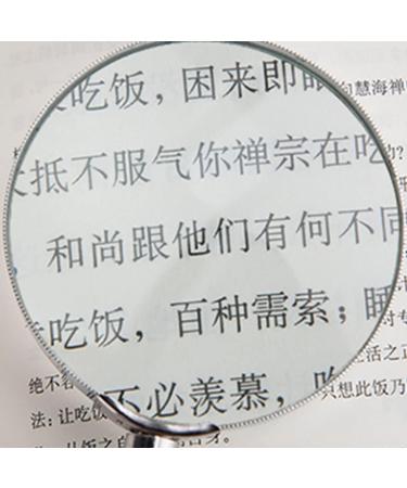 HD Portable Handheld Reading A 10 Times 20 Times The Old Children's Student Identification Long Handle with Non-Slip Reading Magnifier Interesting Star of Light - Buy Online on GoSupps.com