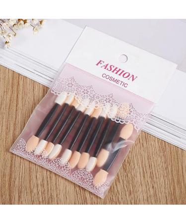 Dajidafu 10 Pieces Brush Double Sided Sponge Tipped Applying Eye Shadow Make Up DIY Salon Beginner Applicators Color Random - Buy Online on GoSupps.com