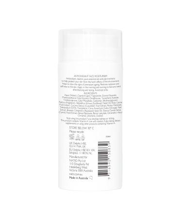 Natio Australia Aromatherapy Antioxidant Face Moisturizer - Anti-Aging Cream with Rosehip & Vitamin E - All Skin Types - 3.3 oz - Buy Online on GoSupps.com