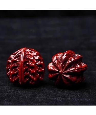 Unbit Ballstretcher & Magnetic Stress Ball - Portable 50mm Fitness Balls with Sound - Walnut Sculpture Guarantee - Buy Online on GoSupps.com