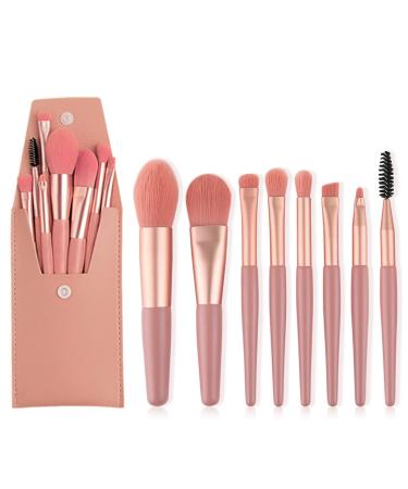 8 professional kabuki makeup brushes concealer foundation and liquid cream and powder eyeshadows