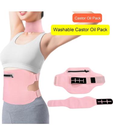Buy Bio-Rizinus Oil Pack - Washable Castor Oil Compress Set with Adjustable Band for Detox & Pain Relief - Ideal for Knees Waist and Liver - International Shipping Available - Buy Online on GoSupps.com