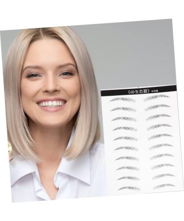  SOESFOUFU 2 Pairs Eyebrow Stencils Authentic Like Hair Sticker Eyebrow Simulation Eyebrow Tattoo Glue On Forehead 4d Simple Lazy - Buy Online on GoSupps.com