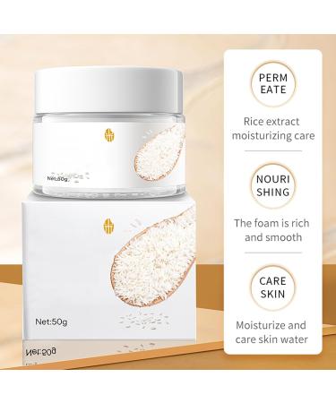  Hppsctink 2 x 50 g Cream for the Face Anti-Wrinkle Cream with Rice Base Moisturising and Deep Action Repairs the Barrier of Pigmentation 2 x 50 g - Buy Online on GoSupps.com