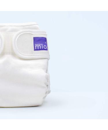 Bambino Mio Mioduo Cloth Diaper Set - White Size 2 (9kg+) | Eco-Friendly Reusable Baby Diapers - International Shipping Available - Buy Online on GoSupps.com