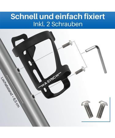 Ultra-Light Hilo Sports Bicycle Bottle Holder - Side Removal Bike Beverage Holder (33g) with 2 Screws - Black - Buy Online on GoSupps.com