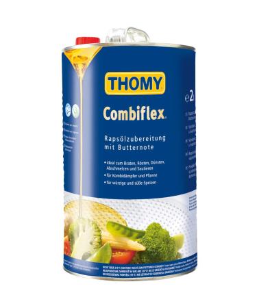 THOMY Combiflex rapeseed oil preparation with butter flavor okA rapeseed oil for frying vegan 1 pack (1 x 2L)