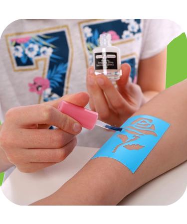 Original Stationery Glitter Tattoo Studio - Sparkly & Colorful Temporary Tattoos for Kids | Fabulous Toys for Girls - Perfect Birthday Gift Idea - Buy Online on GoSupps.com