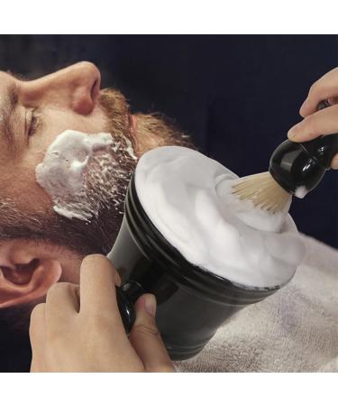 Razor Brush Bowl - Traditional Shaving Bowl with Handle | Plastic Shaving Cup for Men - Buy Online on GoSupps.com