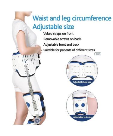 FoRes Adjustable Hinged Hip Abduction Orthosis | Hip Joint Protection Device for Pain Relief | Post-Op Brace Stabilizer (Left) - International Shipping Available - Buy Online on GoSupps.com