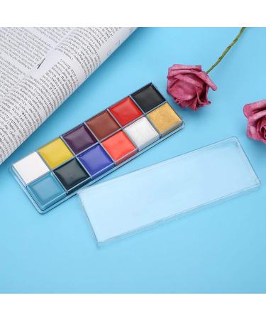 12 Colors Oil Paint Set for Face & Body - Ideal for Halloween Makeup & Special Effects - Buy Online on GoSupps.com