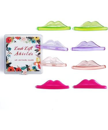 Lash Lift Rods 2024 - Reusable Silicone Eyelash Perm Pads | DIY C Curl Lash Lifting Shields - No Glue Self-Sticky Halos - Buy Online on GoSupps.com