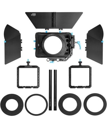 Fotga DP3000 Matte Box Swing Away with French Flag, Filter Holders - Fits Canon Nikon Sony Panasonic DSLR Camera - 15mm Rail Rod Rig Compatible for GH4 GH5 GH5s - Quick Lens Change - Buy Online on GoSupps.com