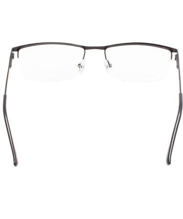 CessBlu 3 Pairs Half-Rim Reading Glasses for Men & Women - Stylish Comfortable 4.0 Magnification Eyewear Set - Buy Online on GoSupps.com
