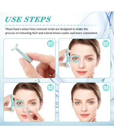 Jaeskeclip 13pcs Contact Lens Remover Set - Portable Odorless Suction Cups for Easy Eye Contact Removal & Carrying Aids - Perfect for Short Travel - Blue - Buy Online on GoSupps.com