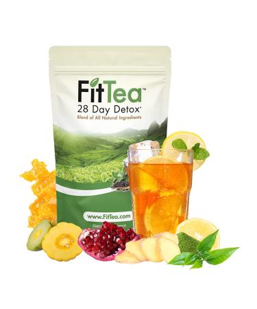 FitTea The Original 28 Day Detox Tea for Weight Loss and Belly Fat - Detox Cleanse Weight Loss Tea for Women and Men - Clinically Tested Slim Tea Detox Drink