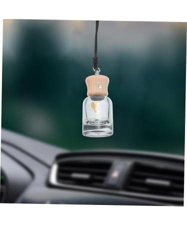 GLEAVI 1pc Perfume Bottle Carafes Accessories Automotive Alentine Hanging Glass Essential Oil Bottle 1 count (Pack of 1) Black - Buy Online on GoSupps.com