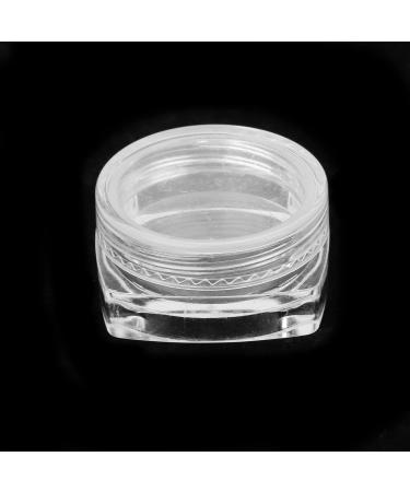 Entatial Nail Powder Container - Clear Glass Nail Art Storage for DIY Cosmetics - Buy Online on GoSupps.com