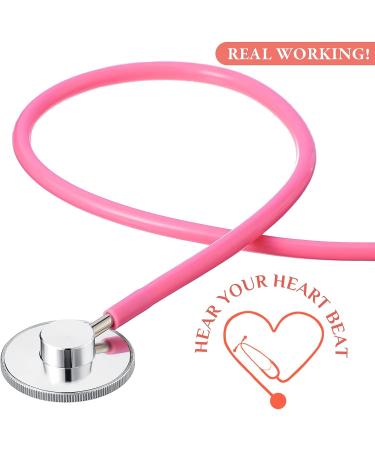 Kids Stethoscope Toy Set | 20 Pcs Real Working Stethoscope for Children | Nurse & Doctor Role Play Kit | Pretend Game Accessories (Pink, Sky Blue, Red, Black) - Buy Online on GoSupps.com