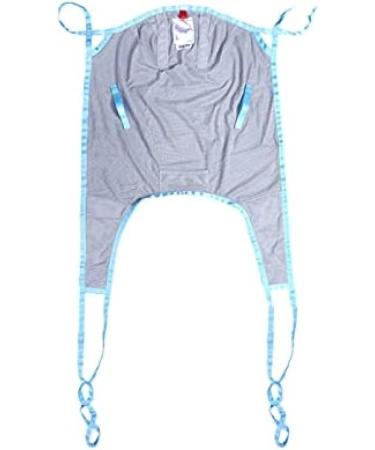 Toileting Sling Patient Lift Transfer Belt Home Use Patient Lifter Bariatric Handicap Lift Commode Full Body Sling Divided Leg Sling for Caregiver Elderly Disabled Blue M Blue M - Buy Online on GoSupps.com