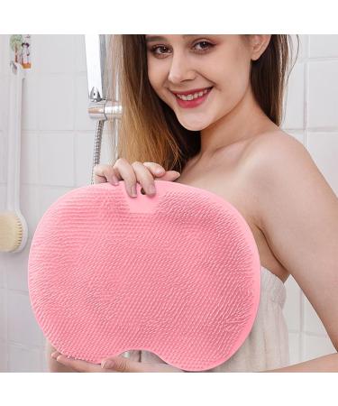 Buy Foot Brush & Massager - Non-Slip Silicone Shower Pad with Suction Cup - Pink Foot Bath W scher for Ultimate Relaxation - Buy Online on GoSupps.com