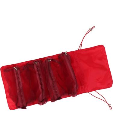 Trousse de Maquillage Suspendue Organisateur de Rouleau de Maquillage Portable 4 en 1 pour Douche (rouge) - Buy Online on GoSupps.com