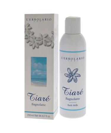 LErbolario Tiare Bath Milk 6.7 oz - Relaxing Body Wash with Tiare Flowers Monoi & Coconut Milk - Floral Fruity Scent - Cruelty-Free International Shipping - Buy Online on GoSupps.com