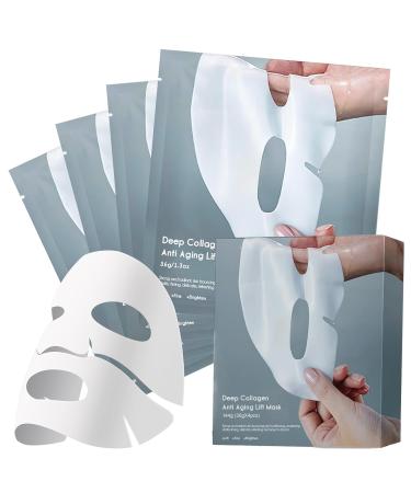 Collagen jelly cream improves dull skin reduces fine lines and wrinkles collagen face mask hydrates and moisturizing enhances elasticity lifts and firms the skin suitable for all skin types (2 - Buy Online on GoSupps.com