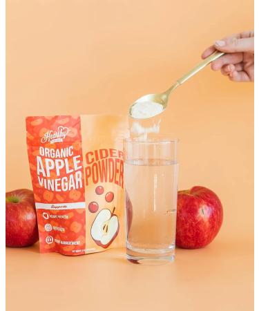 Heartthy Foods Organic Apple Cider Vinegar Powder - Weight Management & Detox Super Supplement | Bloating Reduction, Circulation Boost | Gluten-Free, Keto-Friendly - Buy Online on GoSupps.com