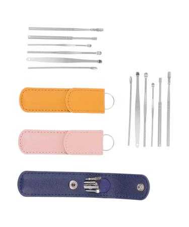 FRCOLOR 3 Sets Ear Picking Tool Cleaning Scraper Tool Ear Wax Clean Tool Chinese Ear Picking Spring Earwax Cleaner Tool Household Cleaning Tools Ear Buds Stainless Steel Spiral Accessories
