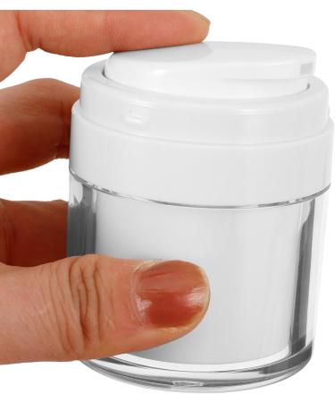 POPETPOP Travel Cream Jars Refillable Cosmetic Containers Plastic Travel Size Containers with Lid for Lotion Makeup Cosmetics 30ml - Buy Online on GoSupps.com