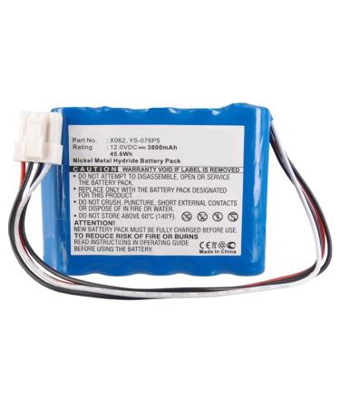 Synergy Digital Battery Compatible with Nihon Kohden BSM-2300 BSM-2303K BSM-2304 BSM-2304A BSM-2350 BSM-2351 BSM-2351A BSM-2351C BSM-2351K BSM-2353C BSM-2353K