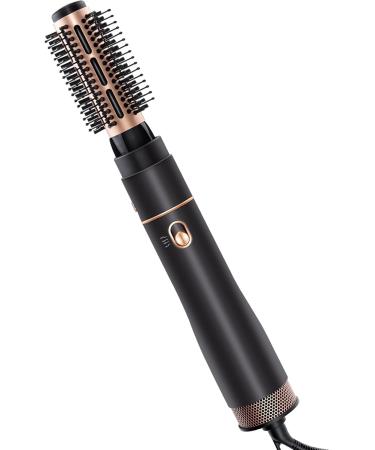 Round Brush Blow Dryer - 1.2 Inch Hair Brush for Short Hair One-Step Volume Straightening & Styling | Negative Ionic Ceramic Hot Air Brush - Buy Online on GoSupps.com
