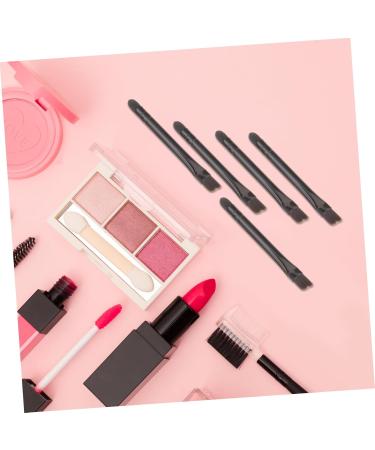 BELLIFFY 10 Pcs Eye Shadow Brush Sponge Blush Makeup Brush Dual Ended Makeup Brush Stainless Steel Black - Buy Online on GoSupps.com