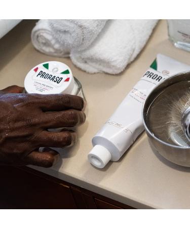 Proraso Pre-Shave Conditioning Cream for Men - Sensitive Skin with Oatmeal & Green Tea - 3.6 oz - Buy Online on GoSupps.com