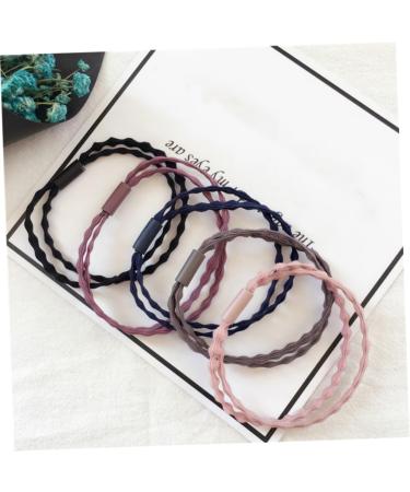 Amosfun Elastic Hair Bands Elastic Hair Ties Hair Bands Ties Hair Accessories Ponytail Holders Double Strand Hair Rope - Buy Online on GoSupps.com