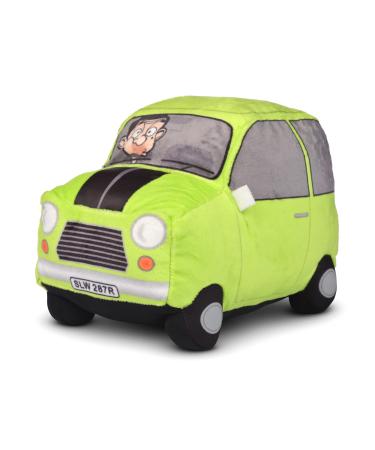 Mr Bean 1256 Musical Car Plush Soft Toy with Sound Effects Ages 3 Years+ Green