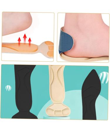 VALICLUD High Heel Insole Pads for Women - Comfortable Cushion Inserts for All High Heels - 2 Pairs of Polyester Shoe Inserts - Buy Online on GoSupps.com