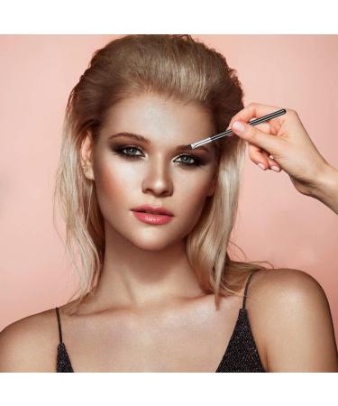 4-Piece Fine Flat Eyeliner & Eyebrow Brush Set - Thin Tip Bent Brushes for Gel, Cream, Liquid Makeup - Buy Online on GoSupps.com