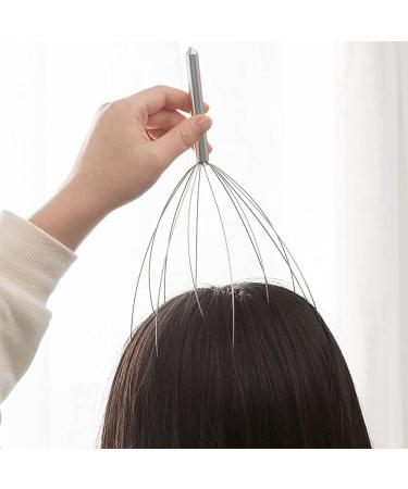 Head Massage Spider - 20 Finger Head Massager & Pull-Out Back Scratch Device | Ultimate Relaxation & Massage Therapy - Buy Online on GoSupps.com