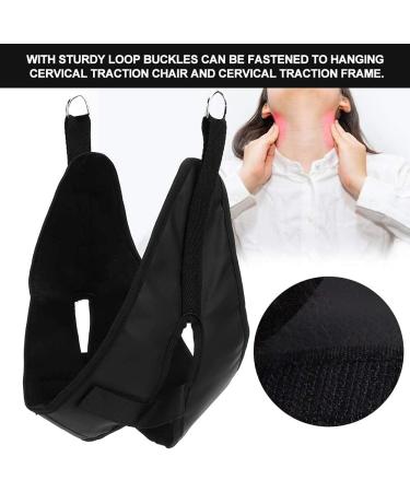 Neck Traction Device Enlarged PU Cervical Traction Belt with Hook and Loop Fixing for Office Workers Students Athletes Shift Workers #1 - Buy Online on GoSupps.com