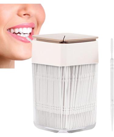 Premium Bendable Bristle Toothpicks - Dual-End Tooth Dotcher in Clear Box | Perfect for Banquets & Everyday Use - Buy Online on GoSupps.com